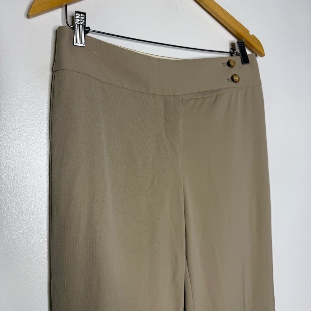 Michael Kors Collection Beige Wool Trouser Women’s Pants Size 4 - Picture 8 of 9